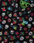 LOS MUERTOS PARTY SHIRT SHORT SLEEVE BUTTON UP  - YOUTH
